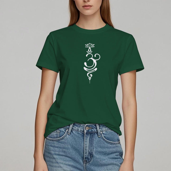 Olivenorma OM Lotus Chakra símbolo camiseta