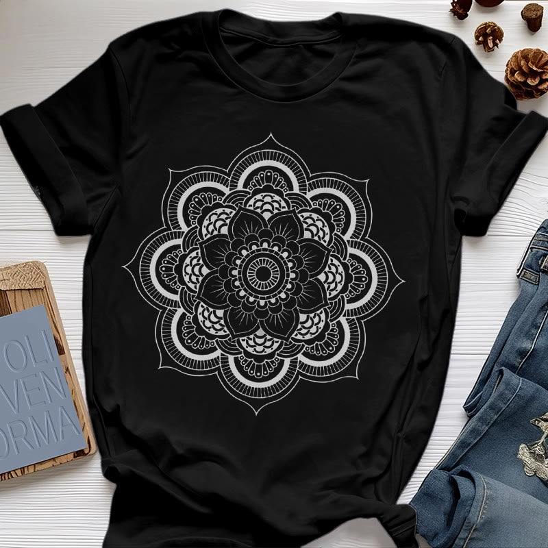 Camiseta Olivenorma Mandala Loto