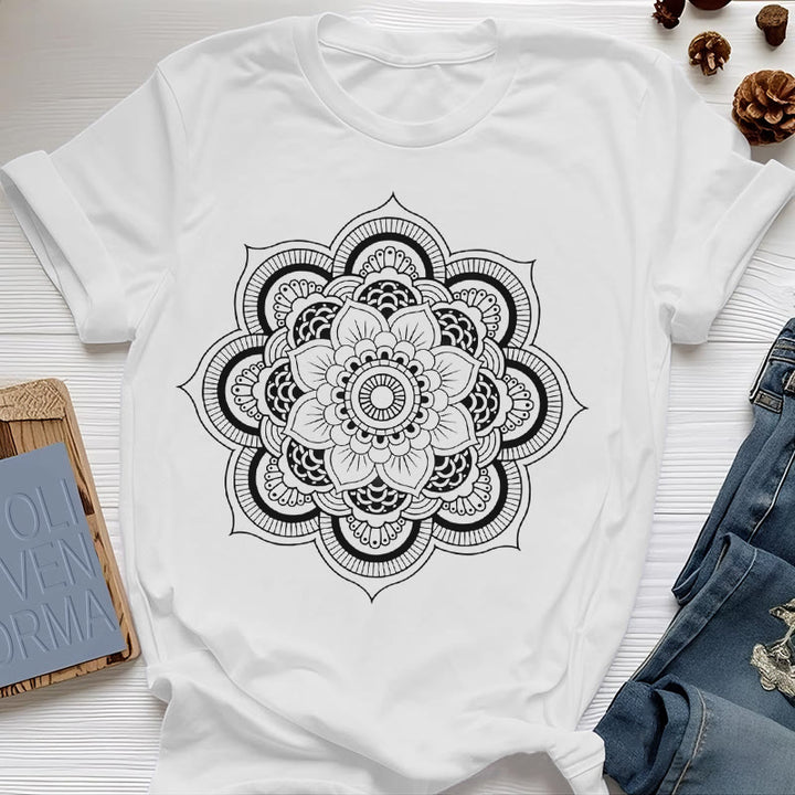 Camiseta Olivenorma Mandala Loto