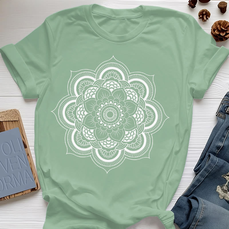 Camiseta Olivenorma Mandala Loto