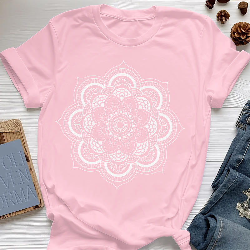 Camiseta Olivenorma Mandala Loto