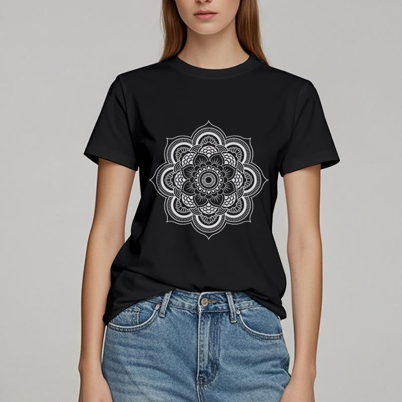 Camiseta Olivenorma Mandala Loto