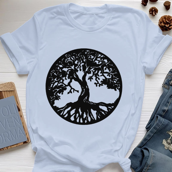 Camiseta del Árbol de la Vida del Círculo Olivenorma