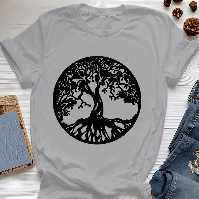 Camiseta del Árbol de la Vida del Círculo Olivenorma
