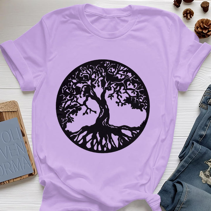Camiseta del Árbol de la Vida del Círculo Olivenorma