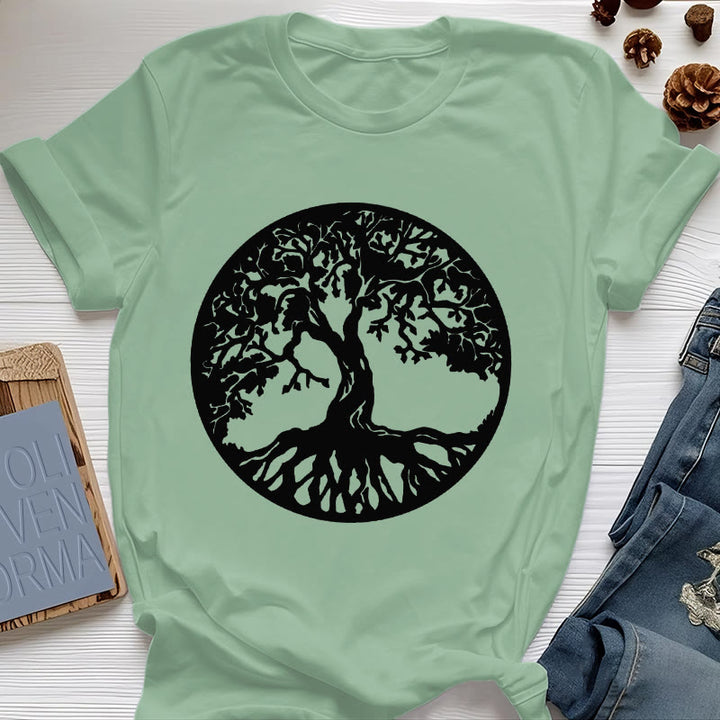 Camiseta del Árbol de la Vida del Círculo Olivenorma