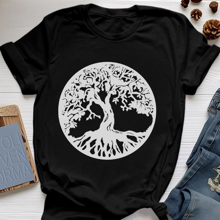 Camiseta del Árbol de la Vida del Círculo Olivenorma