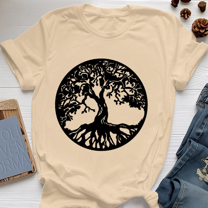 Camiseta del Árbol de la Vida del Círculo Olivenorma