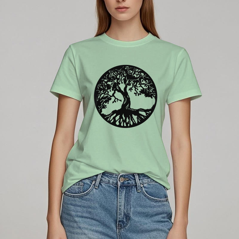 Camiseta del Árbol de la Vida del Círculo Olivenorma