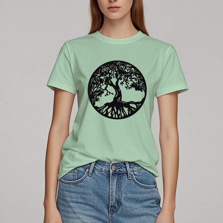 Camiseta del Árbol de la Vida del Círculo Olivenorma