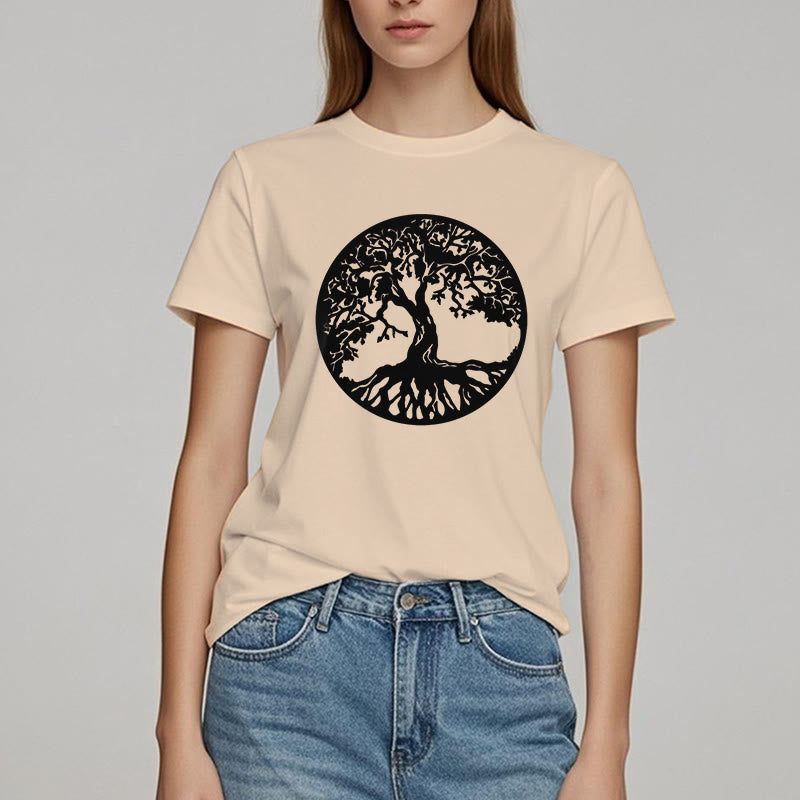 Camiseta del Árbol de la Vida del Círculo Olivenorma