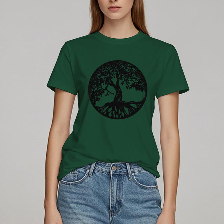Camiseta del Árbol de la Vida del Círculo Olivenorma