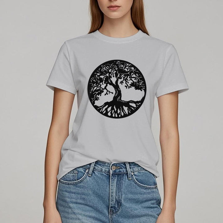 Camiseta del Árbol de la Vida del Círculo Olivenorma