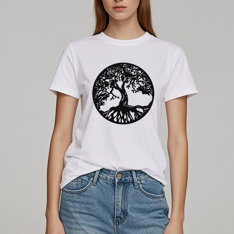 Camiseta del Árbol de la Vida del Círculo Olivenorma