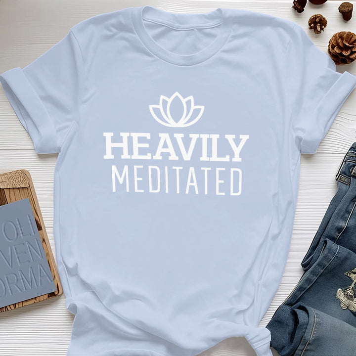 Camiseta Olivenorma con el loto profundamente meditado