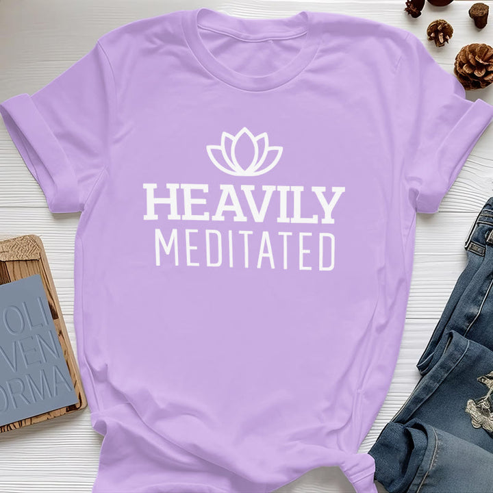 Camiseta Olivenorma con el loto profundamente meditado