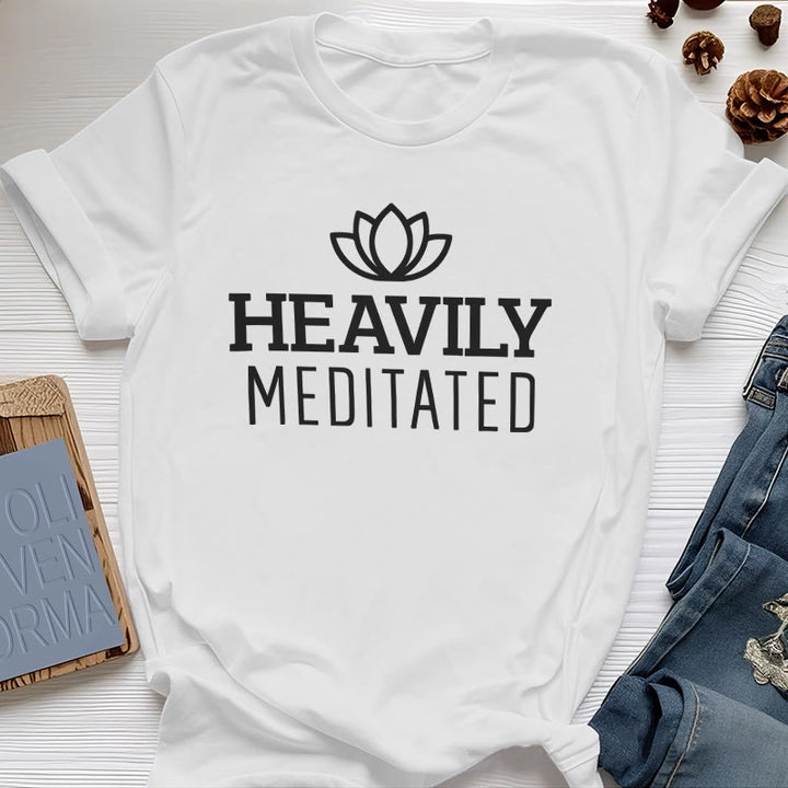 Camiseta Olivenorma con el loto profundamente meditado