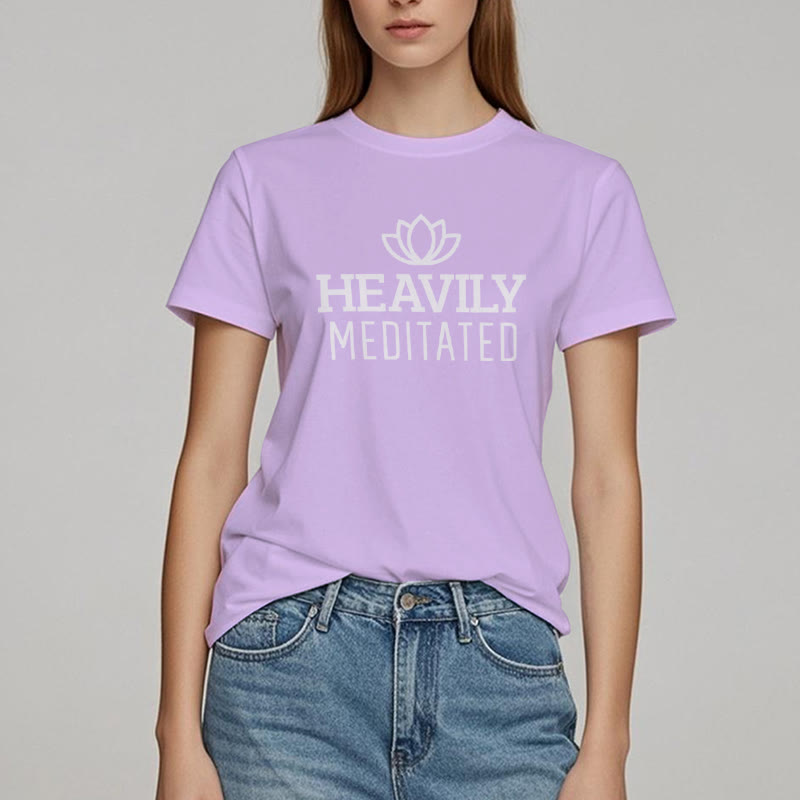 Camiseta Olivenorma con el loto profundamente meditado