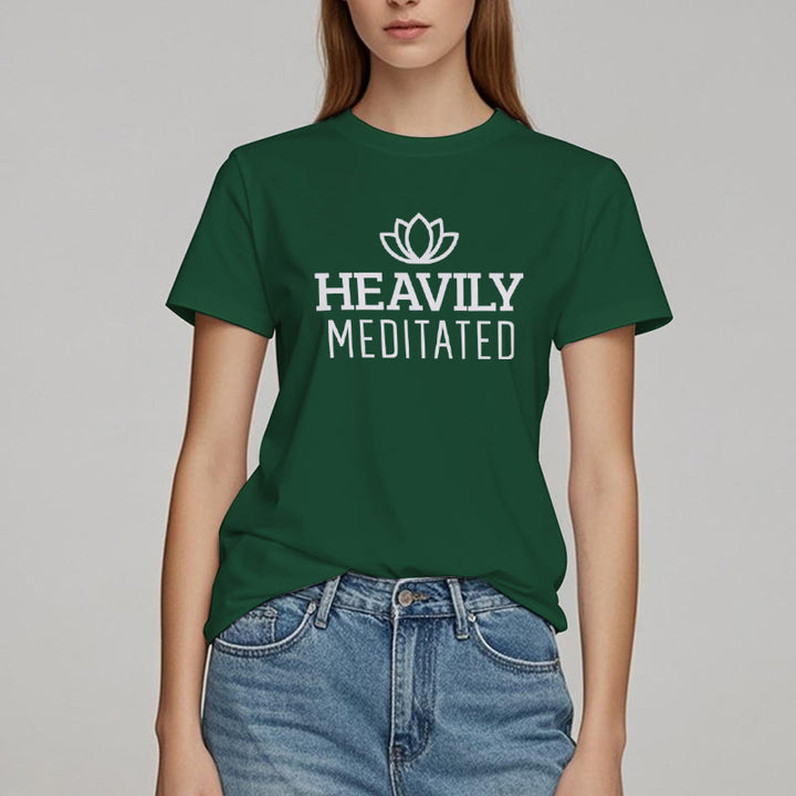 Camiseta Olivenorma con el loto profundamente meditado