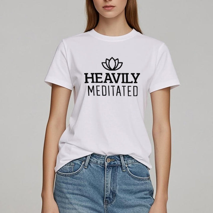 Camiseta Olivenorma con el loto profundamente meditado