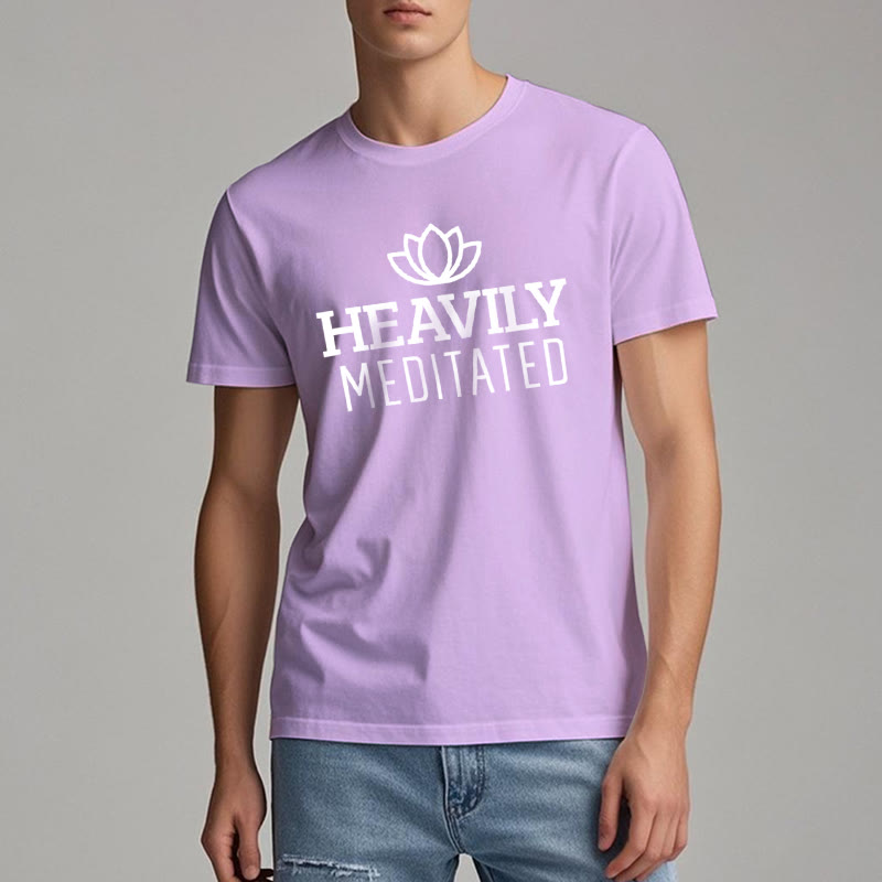 Camiseta Olivenorma con el loto profundamente meditado