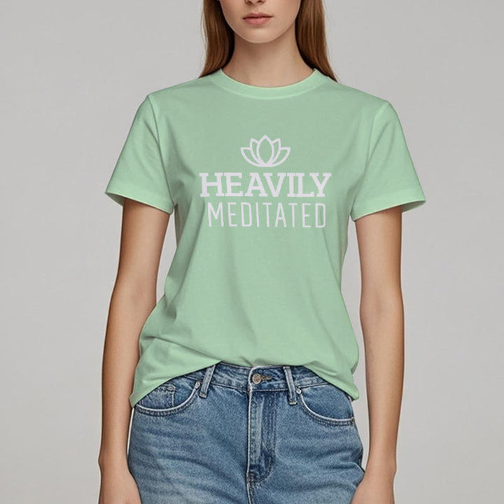 Camiseta Olivenorma con el loto profundamente meditado