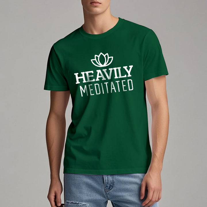 Camiseta Olivenorma con el loto profundamente meditado