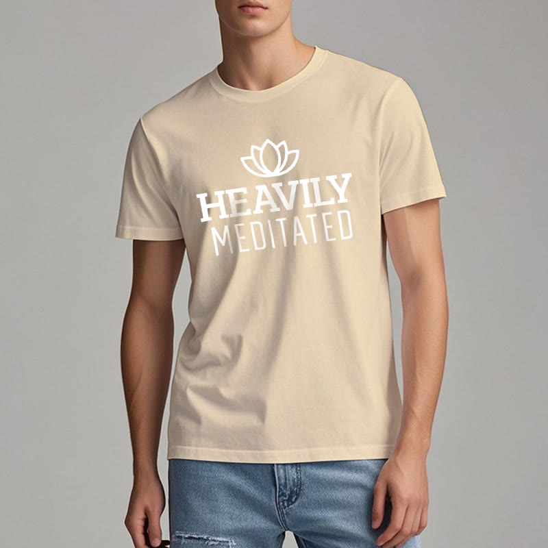 Camiseta Olivenorma con el loto profundamente meditado