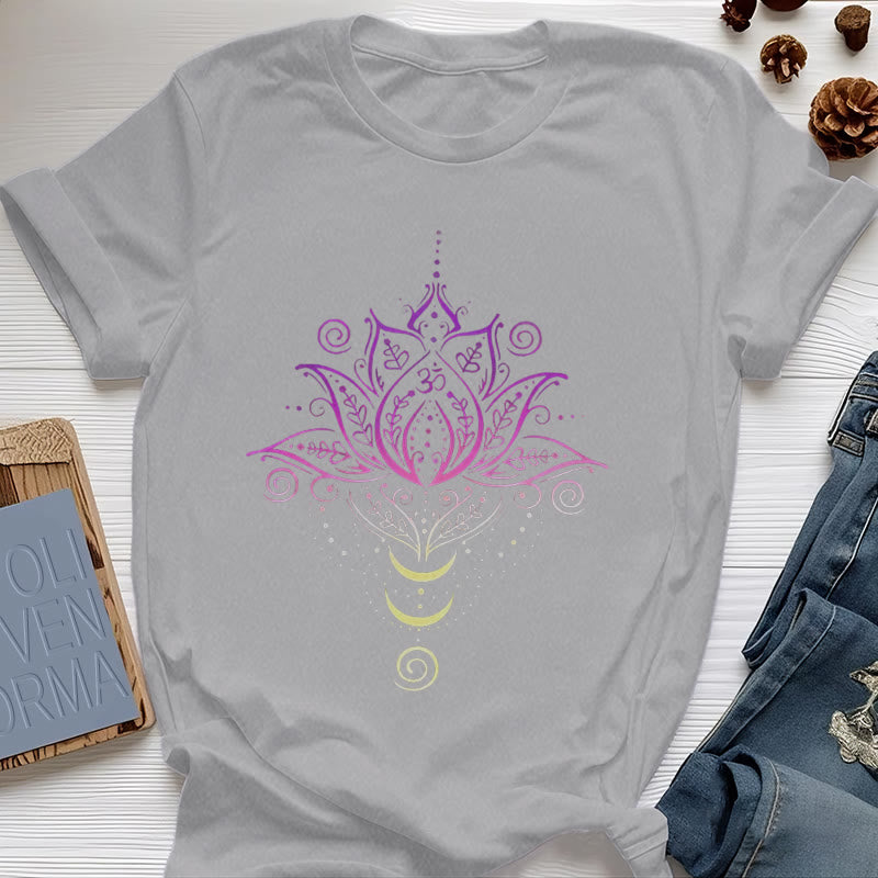 Olivenorma OM Camiseta Flor de Loto