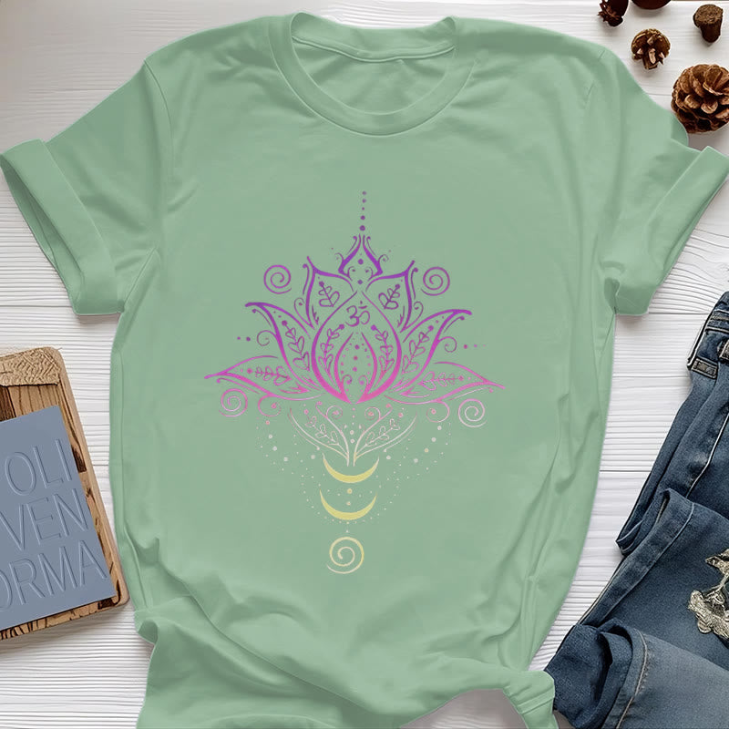 Olivenorma OM Camiseta Flor de Loto