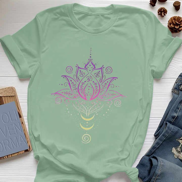 Olivenorma OM Camiseta Flor de Loto
