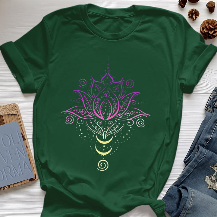 Olivenorma OM Camiseta Flor de Loto