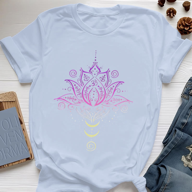 Olivenorma OM Camiseta Flor de Loto