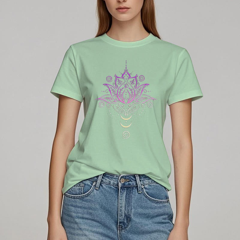Olivenorma OM Camiseta Flor de Loto
