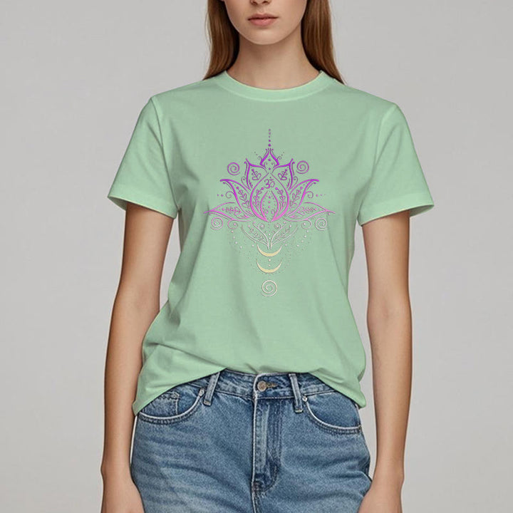 Olivenorma OM Camiseta Flor de Loto