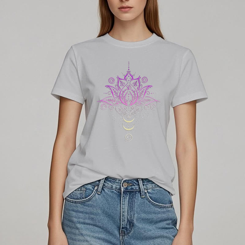 Olivenorma OM Camiseta Flor de Loto