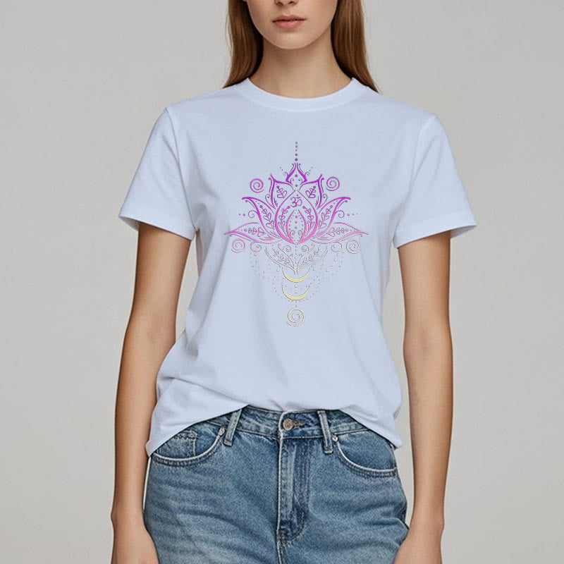 Olivenorma OM Camiseta Flor de Loto