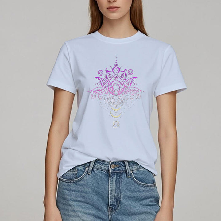 Olivenorma OM Camiseta Flor de Loto