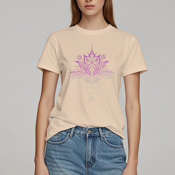 Olivenorma OM Camiseta Flor de Loto