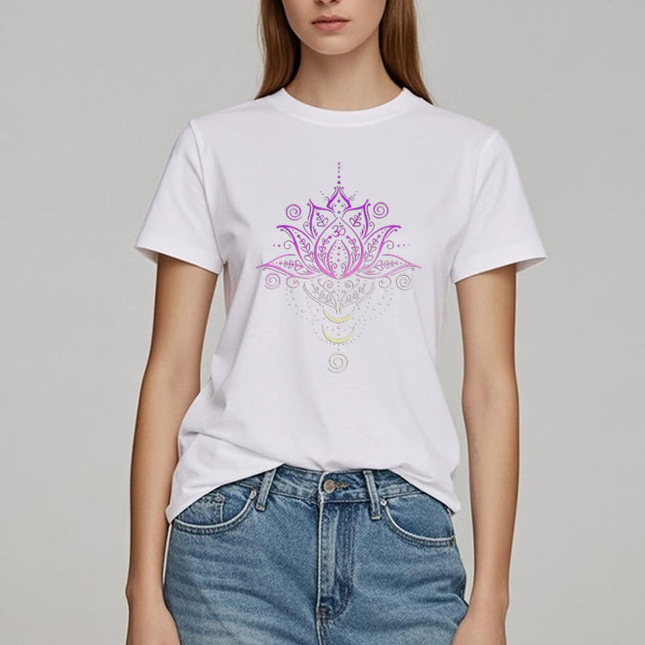 Olivenorma OM Camiseta Flor de Loto