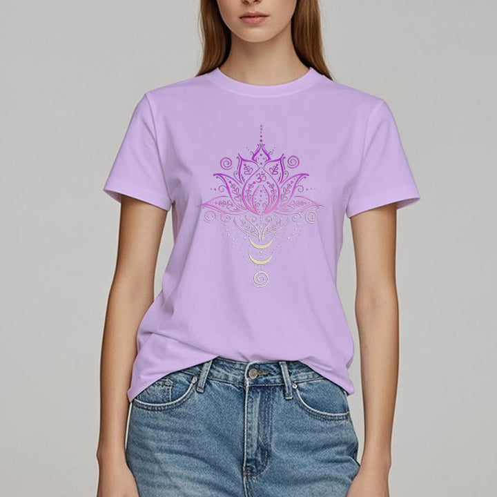 Olivenorma OM Camiseta Flor de Loto