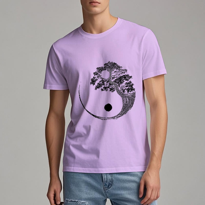 Camiseta Olivenorma Yin Yang Bonsai Tree