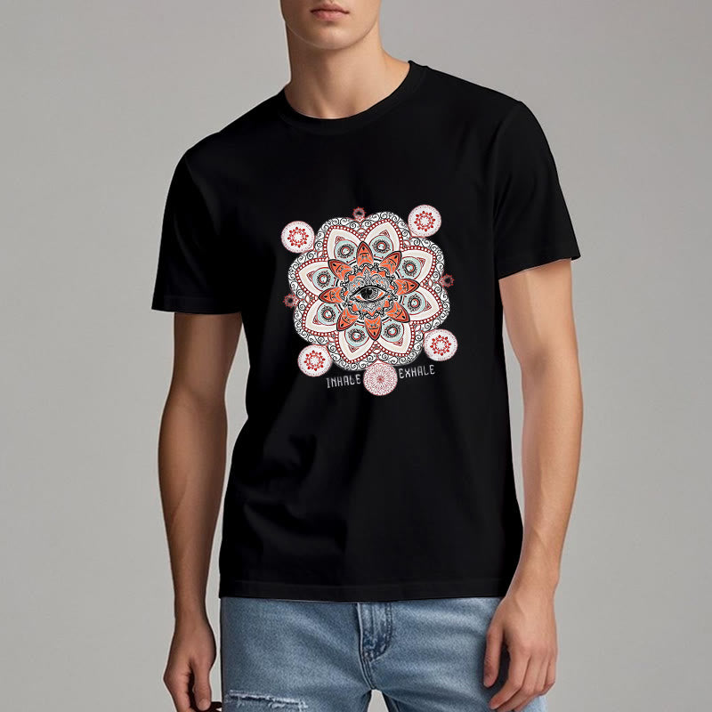 Camiseta Olivenorma con diseño de eslogan "Meditación del Mal de Ojo"
