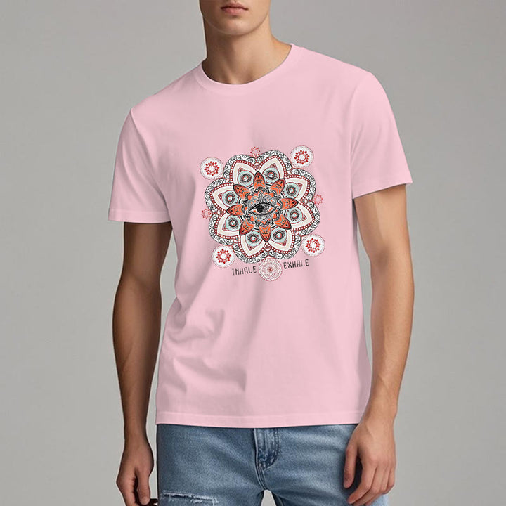 Camiseta Olivenorma con diseño de eslogan "Meditación del Mal de Ojo"