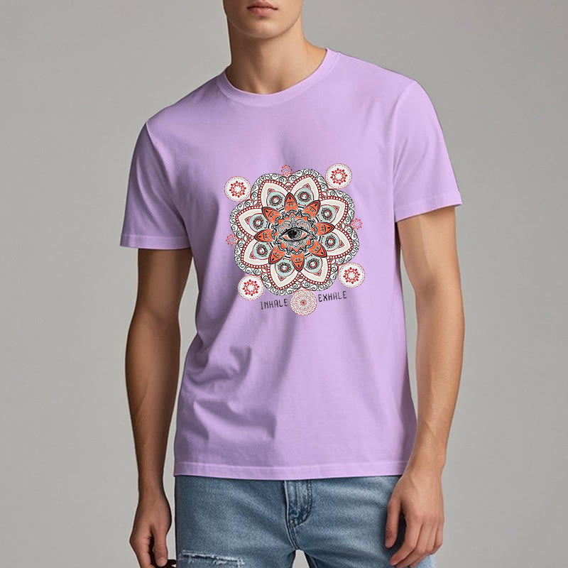 Camiseta Olivenorma con diseño de eslogan "Meditación del Mal de Ojo"