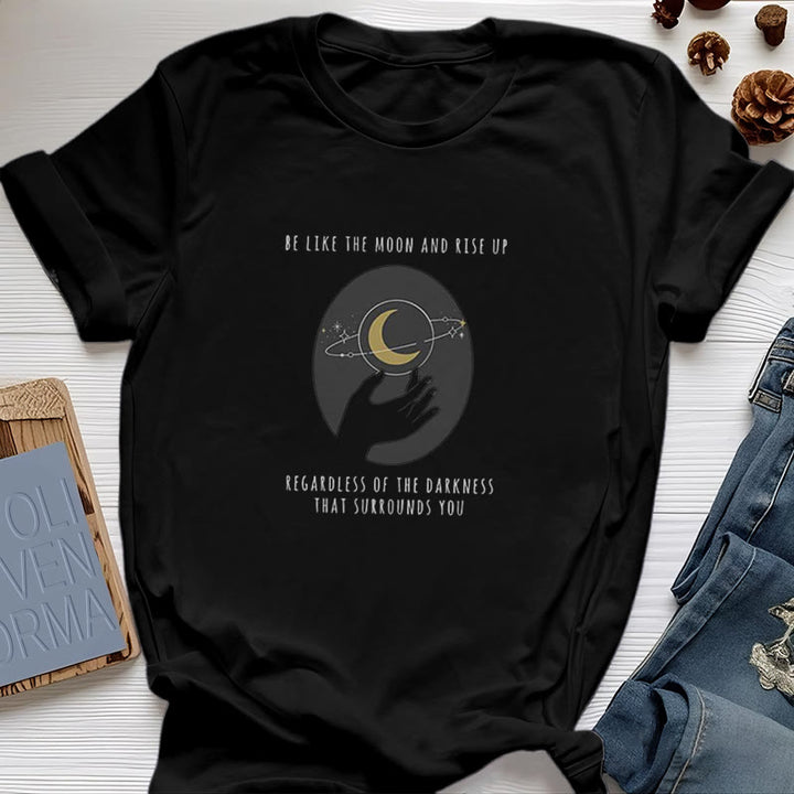 Camiseta "Sé como la luna" de Olivenorma