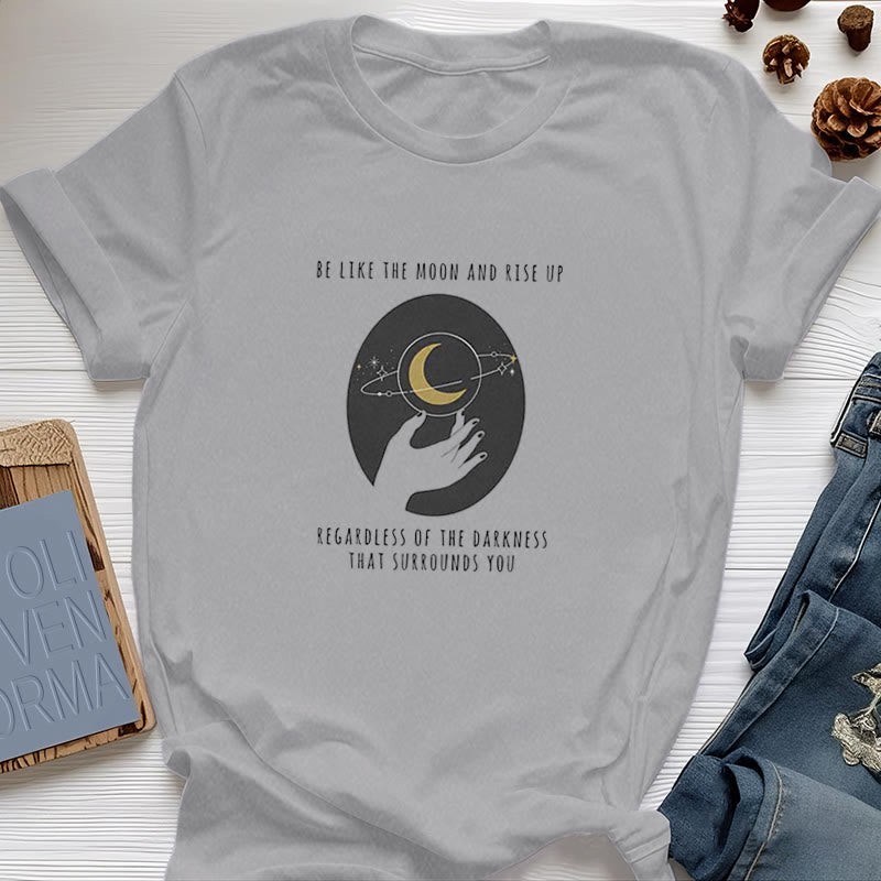 Camiseta "Sé como la luna" de Olivenorma