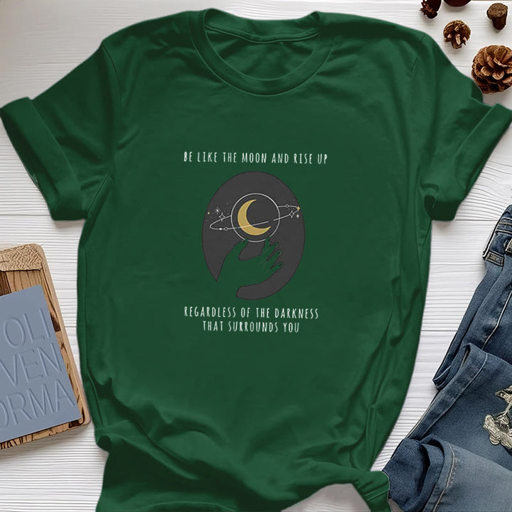 Camiseta "Sé como la luna" de Olivenorma