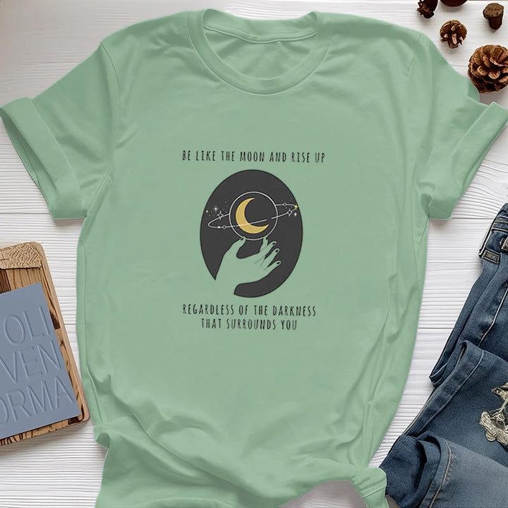 Camiseta "Sé como la luna" de Olivenorma