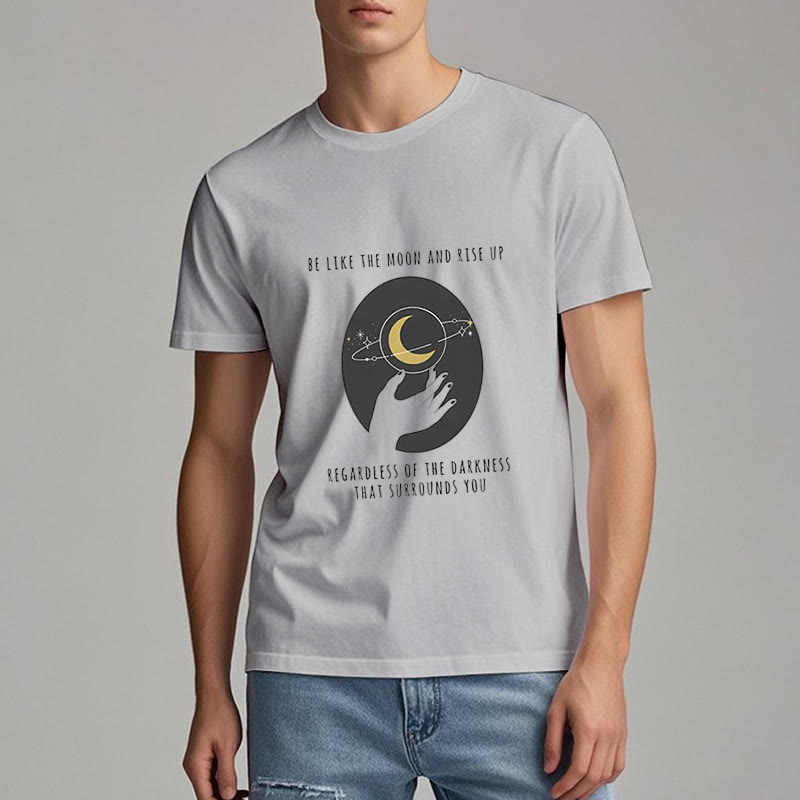 Camiseta "Sé como la luna" de Olivenorma